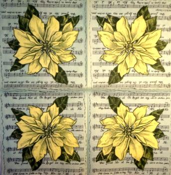 042 Christmas Flowers - 3-ply - MOLCA